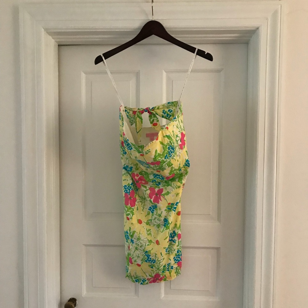 Lilly Pulitzer Strapless dress with tie
